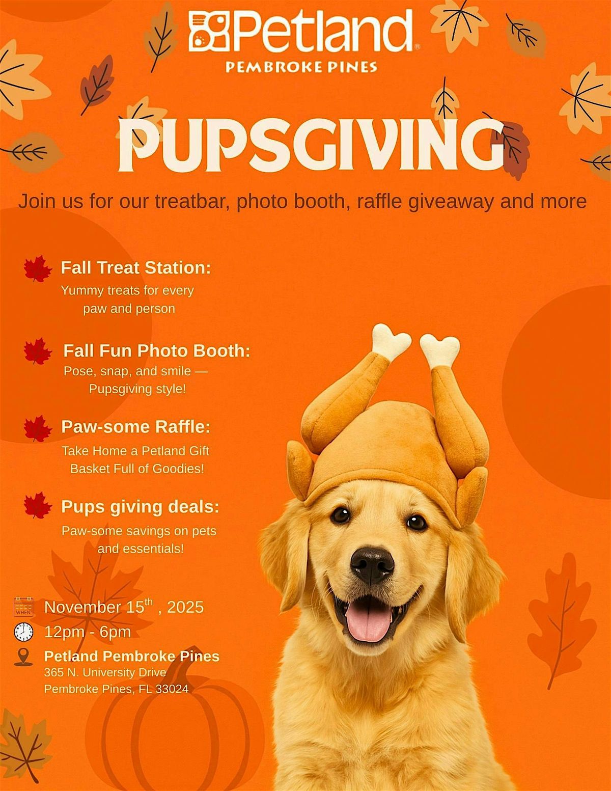 PUPSGIVING PETLAND PEMBROKE PINES
