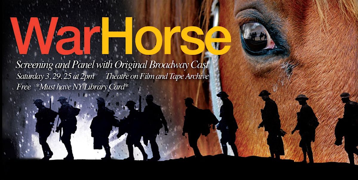 PUPPETRY ON BROADWAY: A Celebration of War Horse