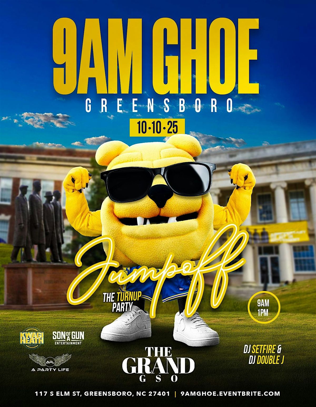 9am GHOE Jumpoff!