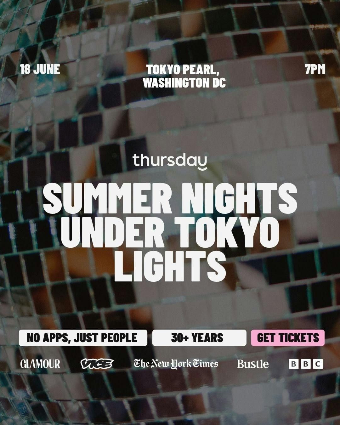 Thursday | Summer Nights (30+) | Washington DC