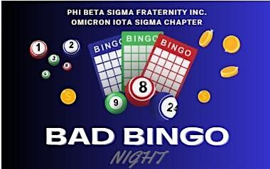 Omicron Iota Sigma Chapter Bad Bingo Fundraising Event