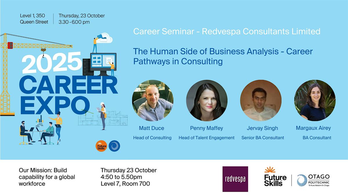 The Human Side of Business Analysis - Career Pathways in Consulting