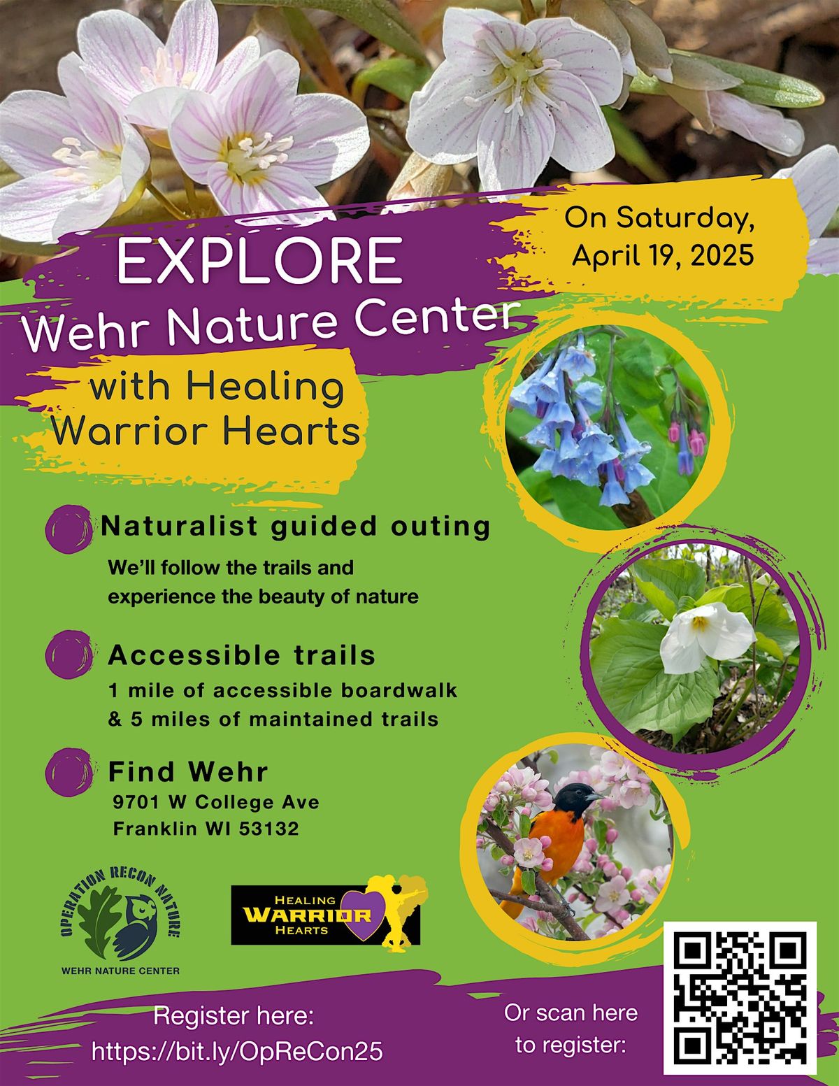 Operation ReCon - Wehr Nature Center Hike