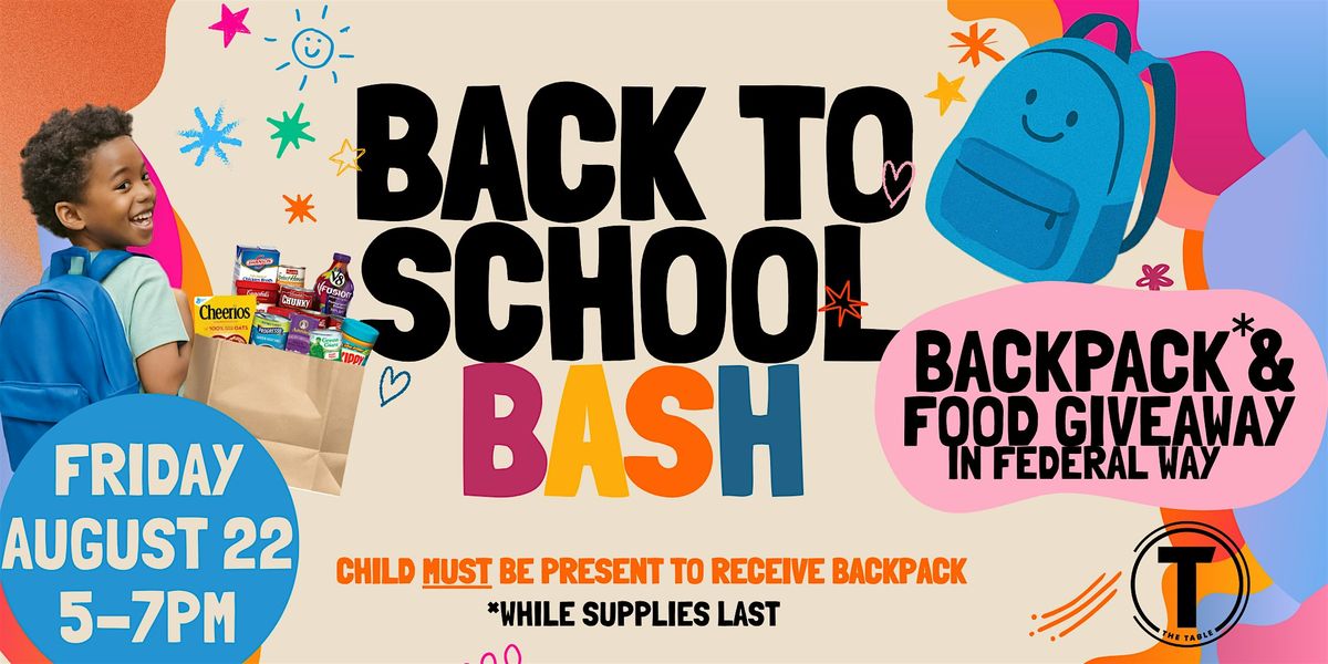 Back to School Bash at The Federal Way Commons Mall| The Table Church