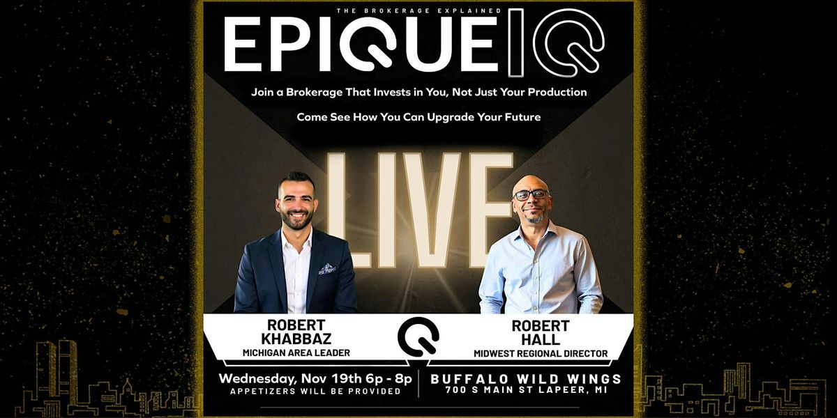 Epique IQ Live \u2014 Your Next Big Move in Real Estate Starts Here