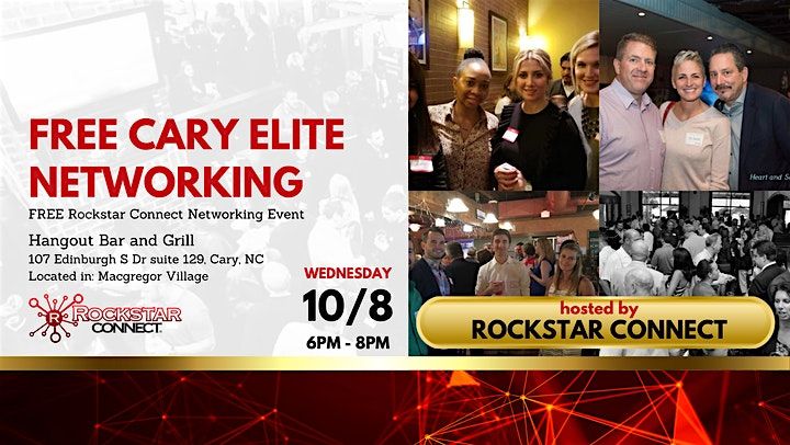 Free Cary Elite Rockstar Connect Networking Event (October, NC)