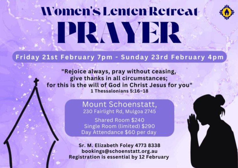 Women's Lenten Retreat at Mount Schoenstatt