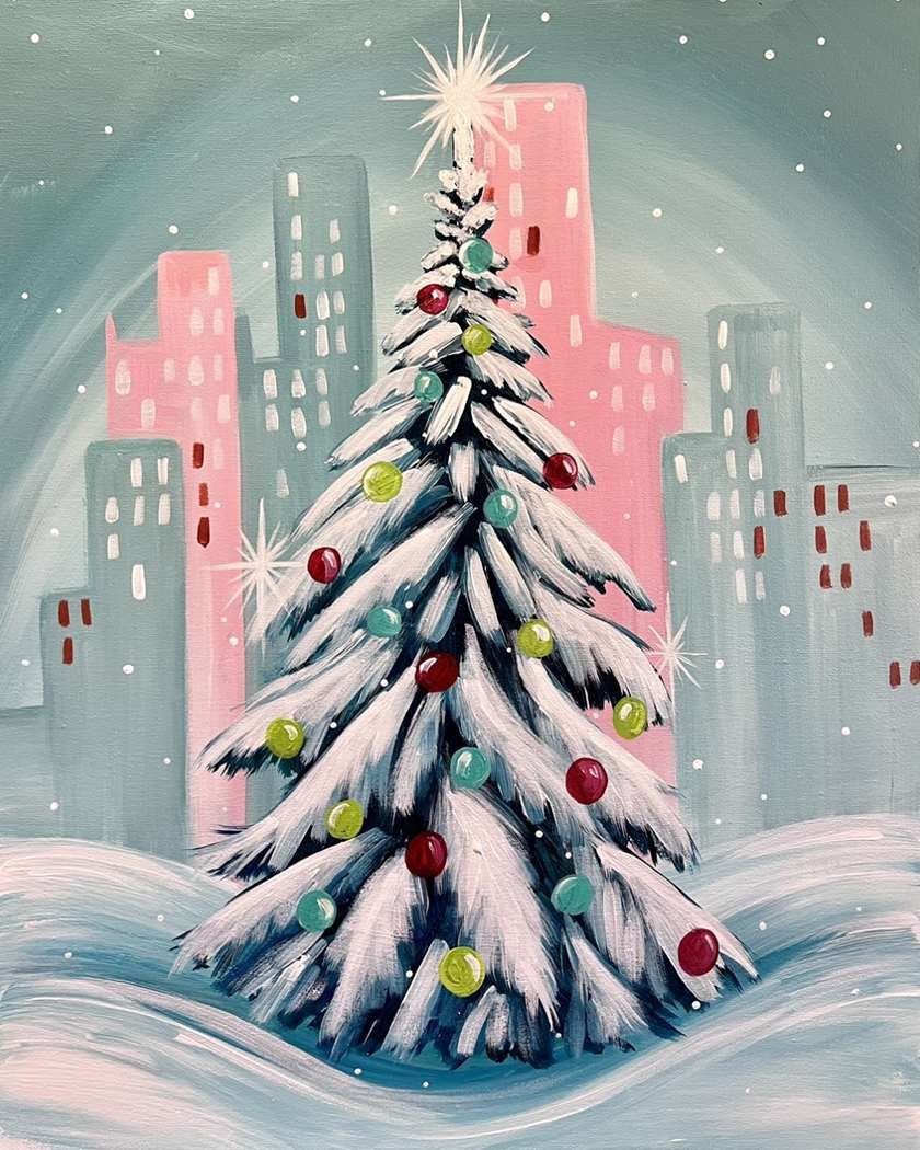 Christmas Time in the City-Paint Party