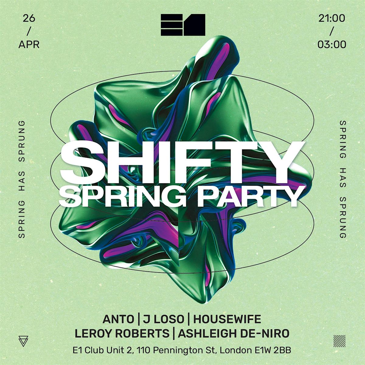 SHIFTY Spring Series