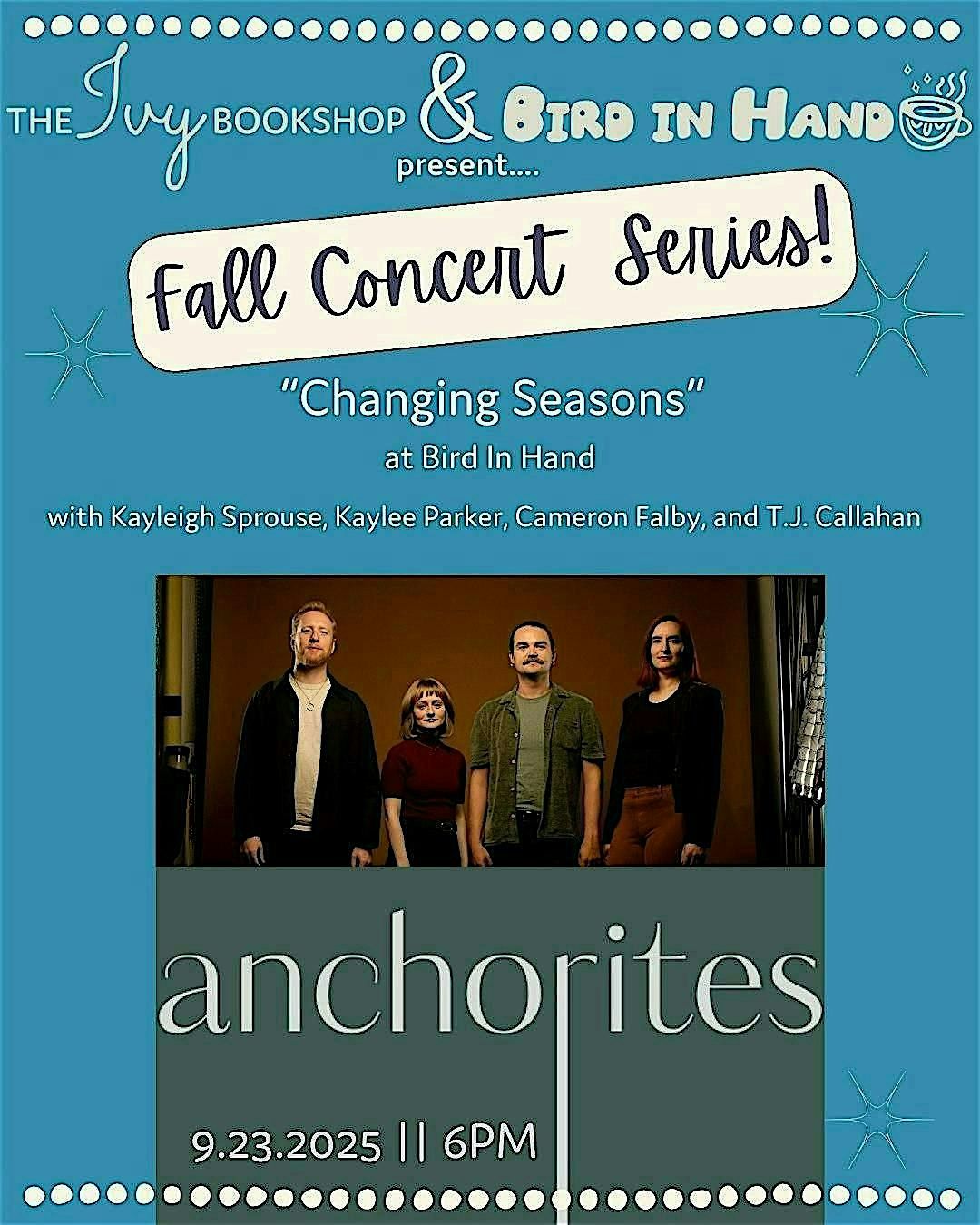 Fall Concert Series: "Changing Seasons" with Anchorites