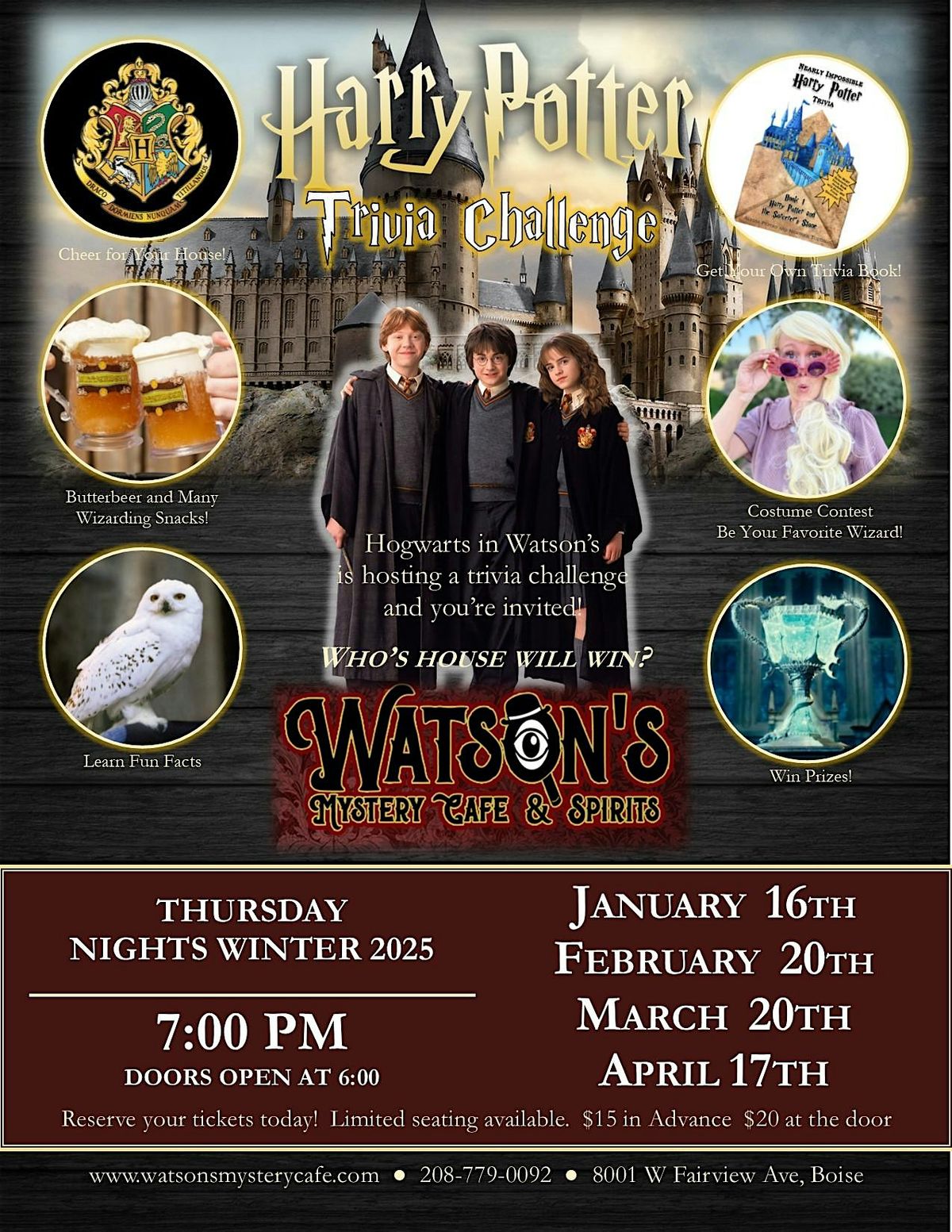 Harry Potter Trivia Night!