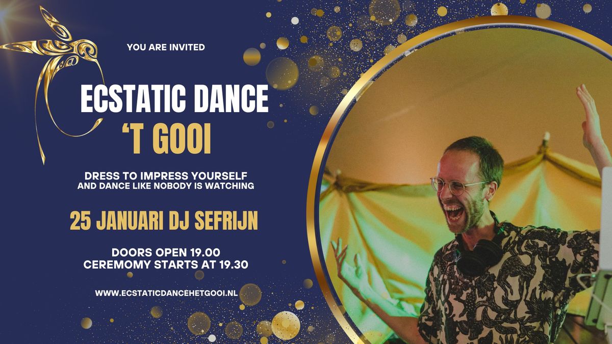 Ecstatic dance \u2018t Gooi with DJ Sefrijn