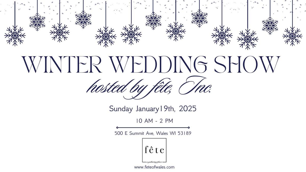 Winter Wedding Show 2025