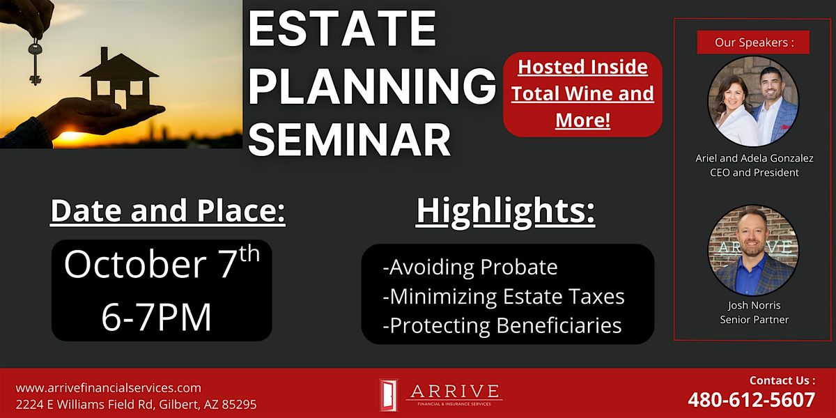 Estate Planning Seminar at Total Wine and More