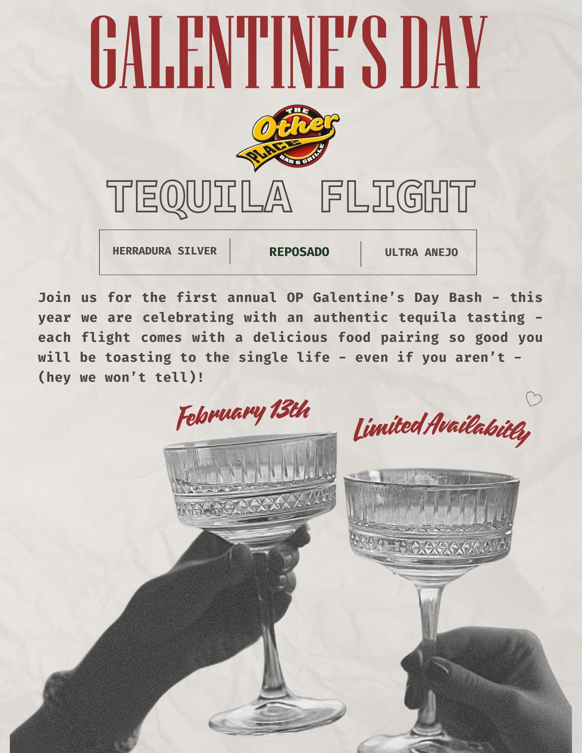 Galentine's Day Tequila Tasting Event with Herradura