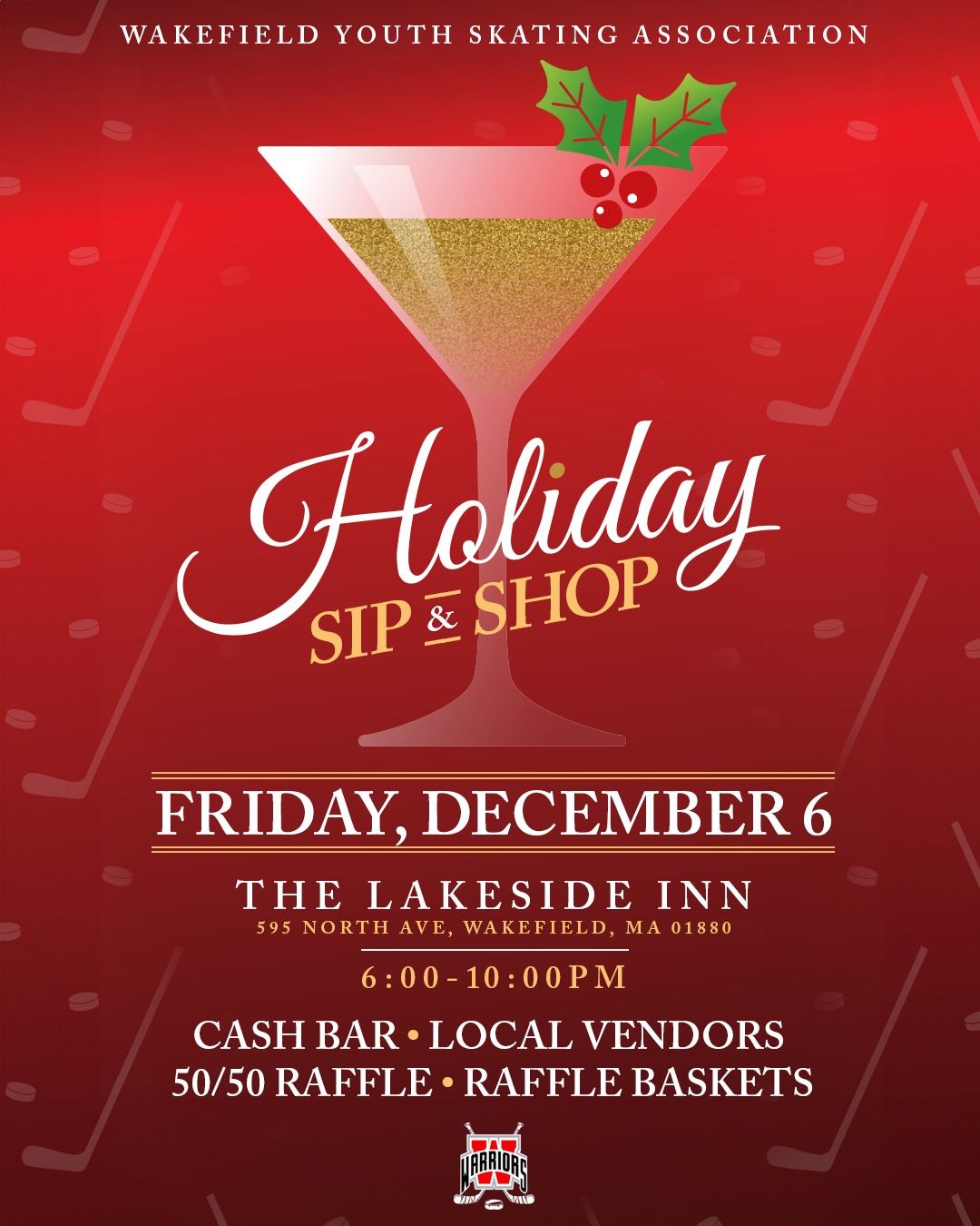 Wakefield Youth Skating Association Holiday Sip & Shop 