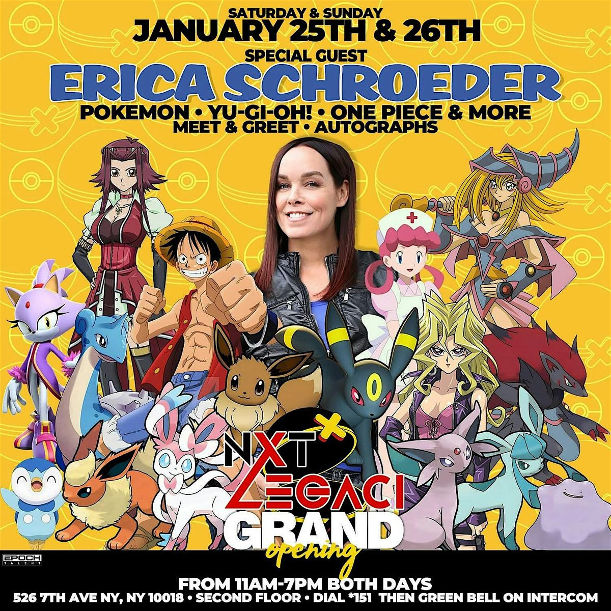 Nxt Legaci Grand Opening: Erica Schroeder Appearance & Signing