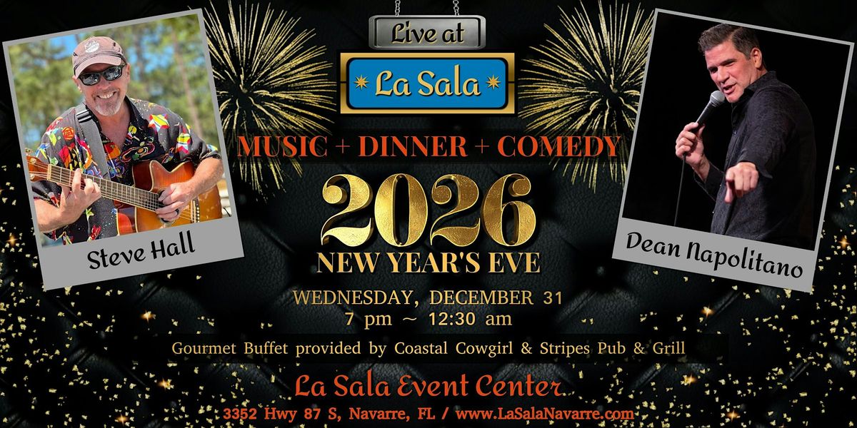 NYE Bash with Music, Dinner & Comedy