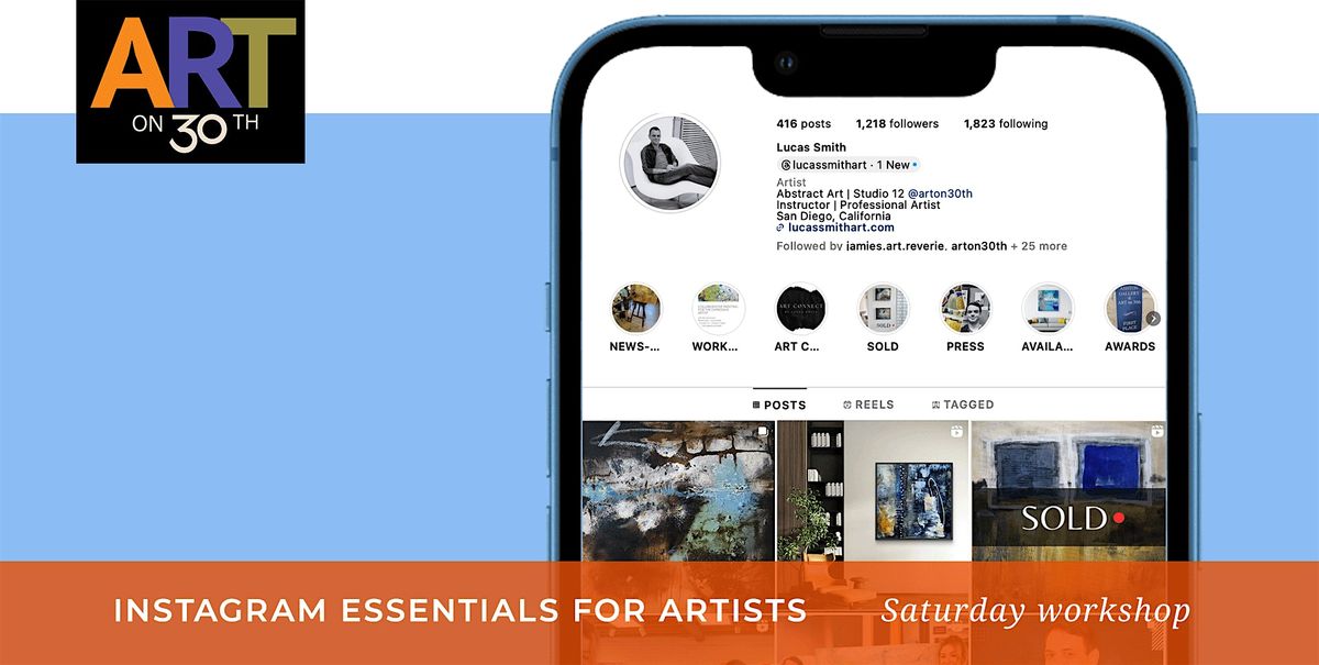 Instagram Essentials for Artists Workshop with Lucas Smith