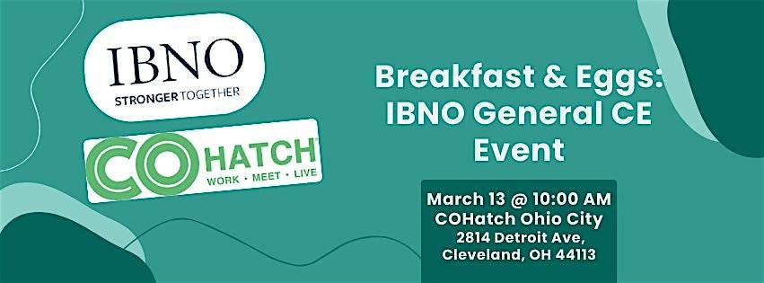 IBNO Breakfast General CE Event