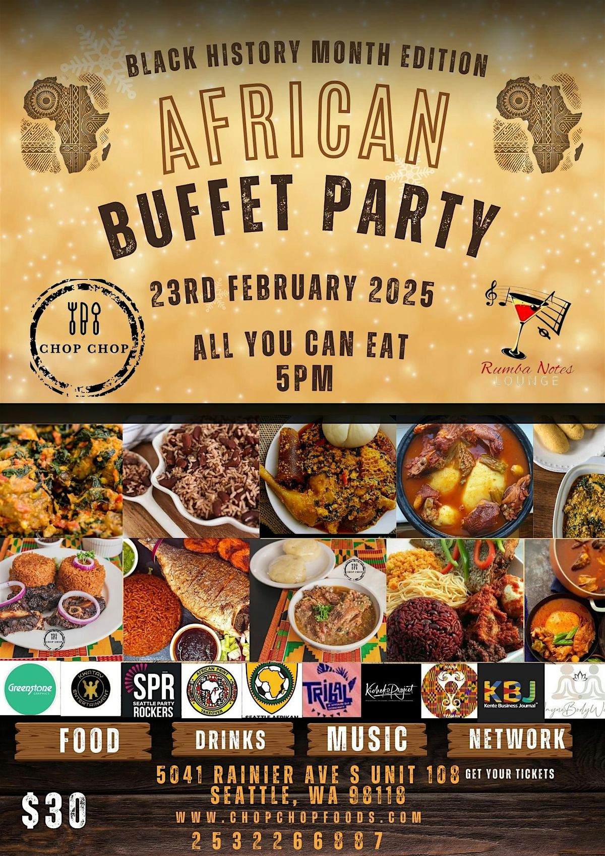 African Buffet Party