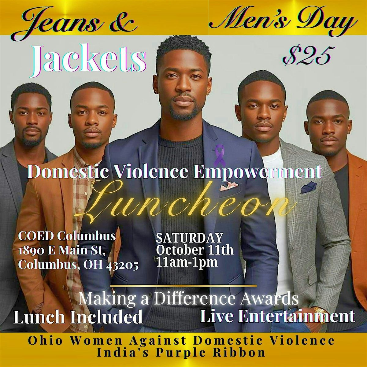 Jeans & Jackets Men's Domestic Violence Awareness Luncheon