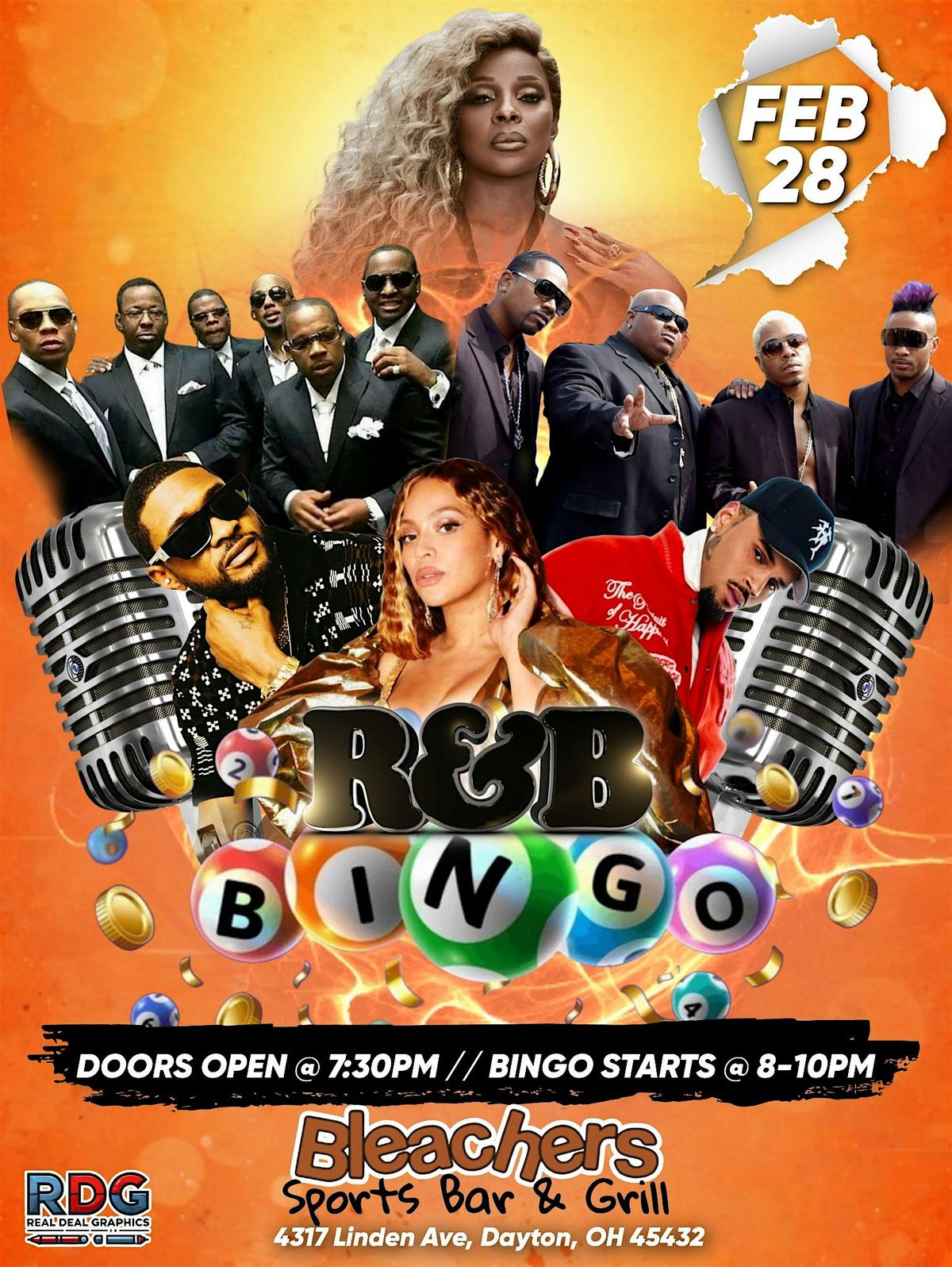 R&B BINGO DAYTON EDITION