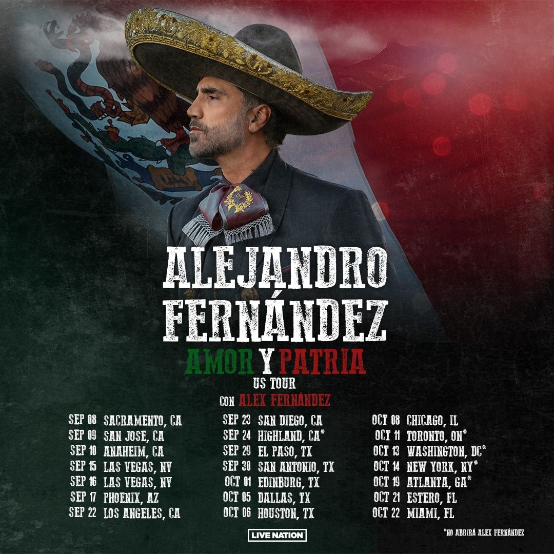 Alejandro Fernandez Sacramento Tickets