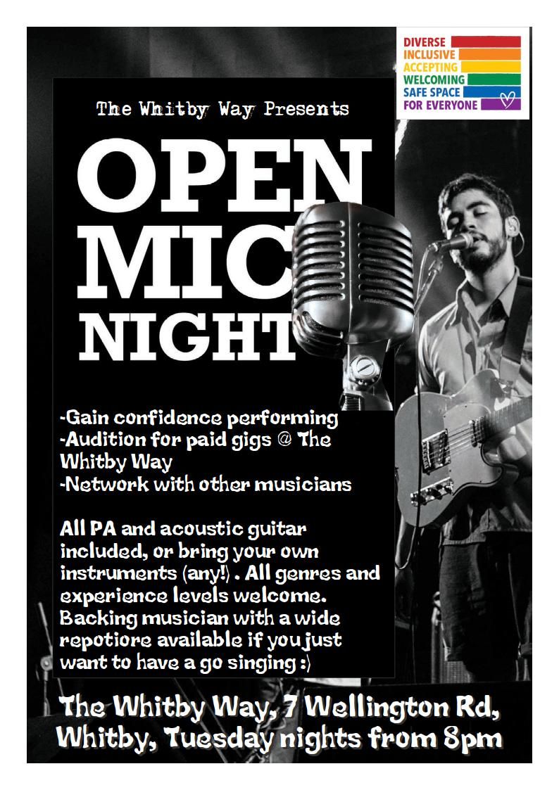 Whitby Way Open Mic Night