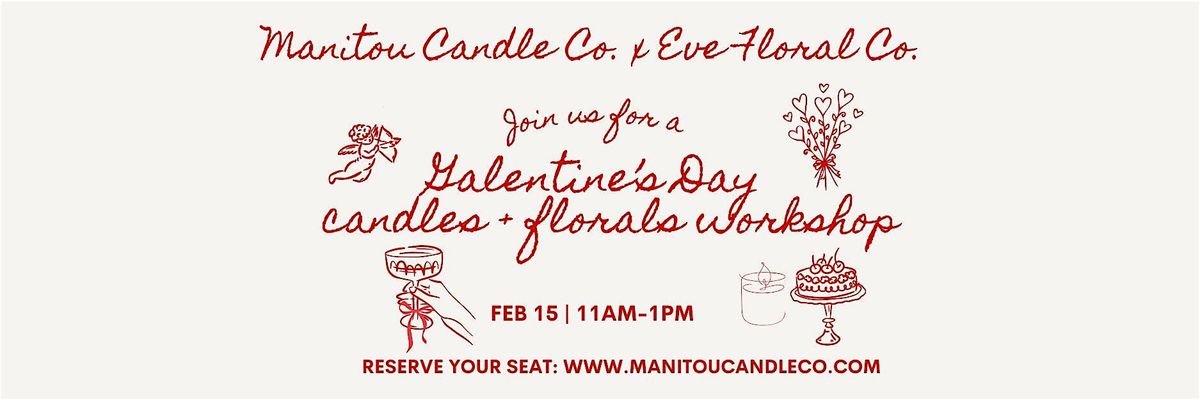 Galentine's Day Candle Making Class w\/ Eve Floral Co.