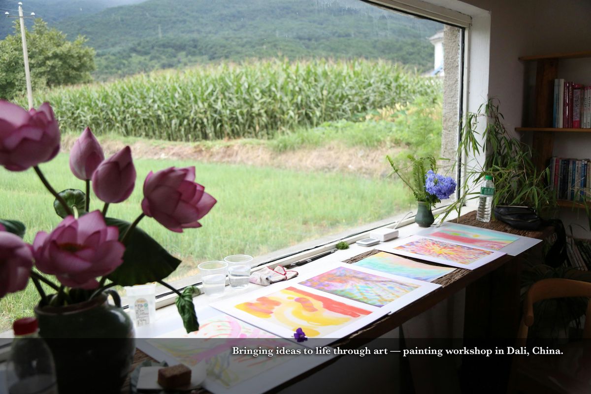 From Earth to Expression: The Moving Colours of Yin-Yang and Vegan Food