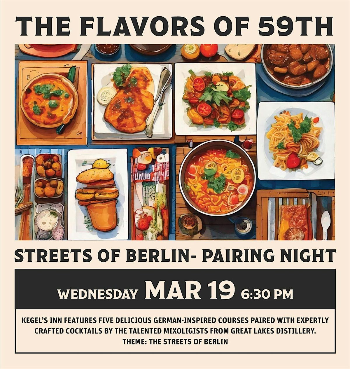 The Flavors of 59th - The Streets Of Berlin - Pairing Night