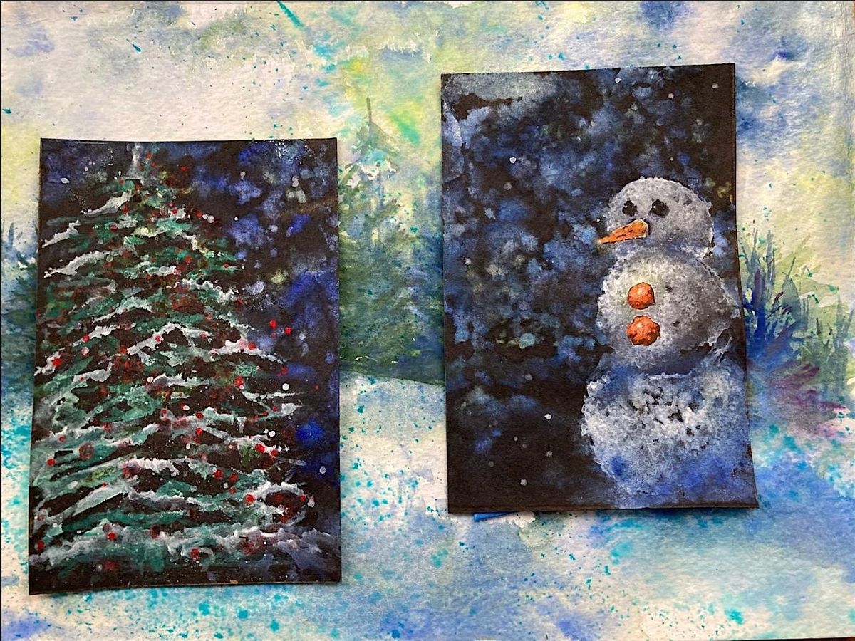 Snowman Watercolor Workshop