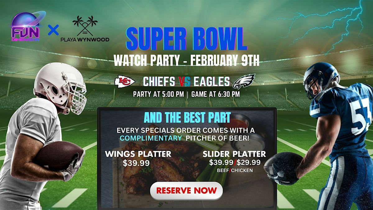 FunDimension Super Bowl Watch Party