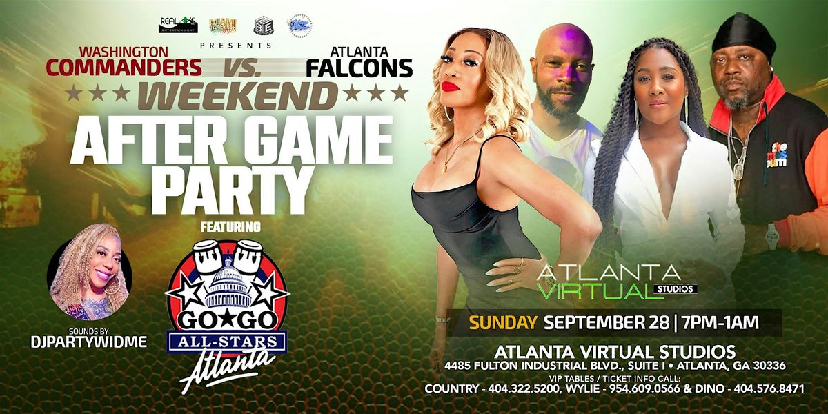 Commanders vs Falcons  After Game Party featuring GoGo Allstars