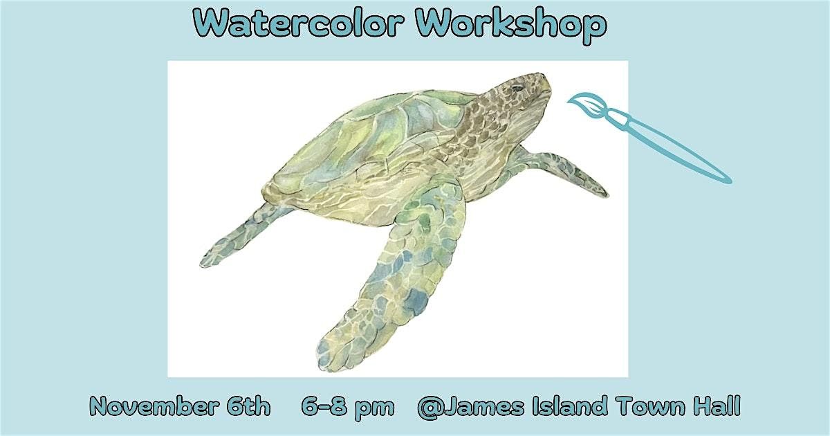Sea Turtle Watercolor Workshop