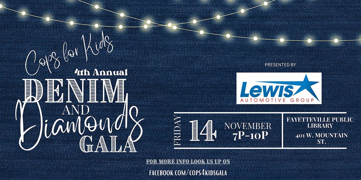 Cops 4 Kids Denim and Diamonds Gala