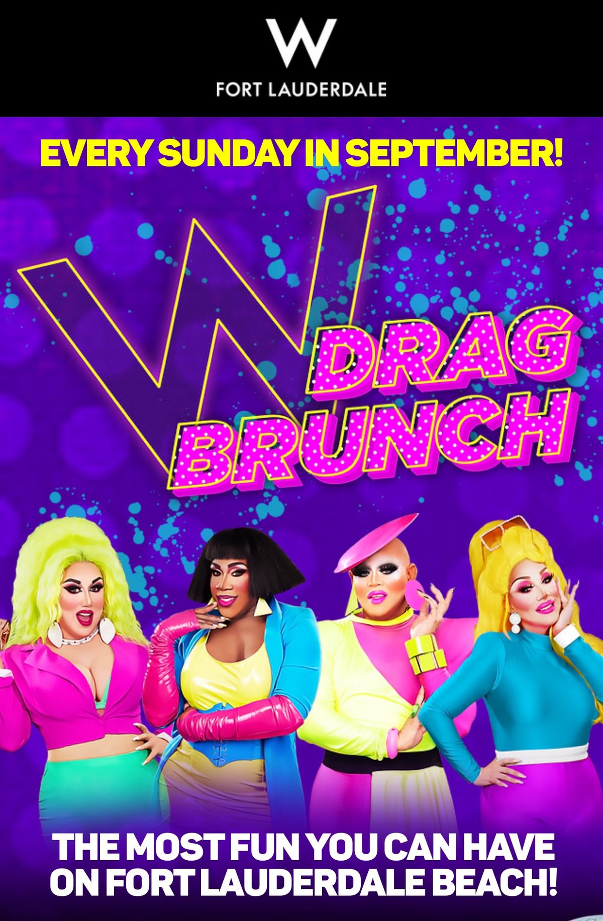 W Drag Brunch (Benefitting Pride Fort Lauderdale)