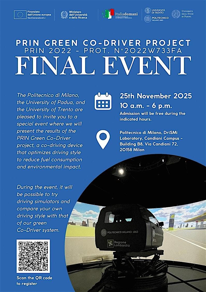 Green Co-Driver - Project Final Event
