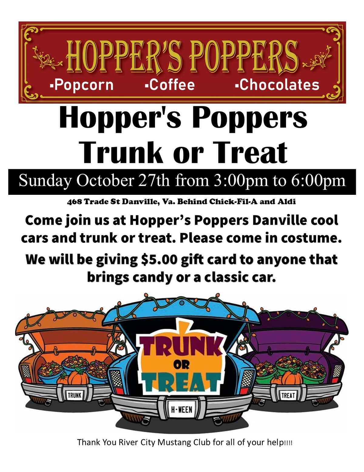 October Cruise In\/trunk or treat 