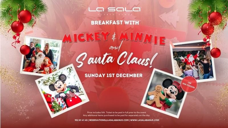 Breakfast with Santa, Mickey & Minnie