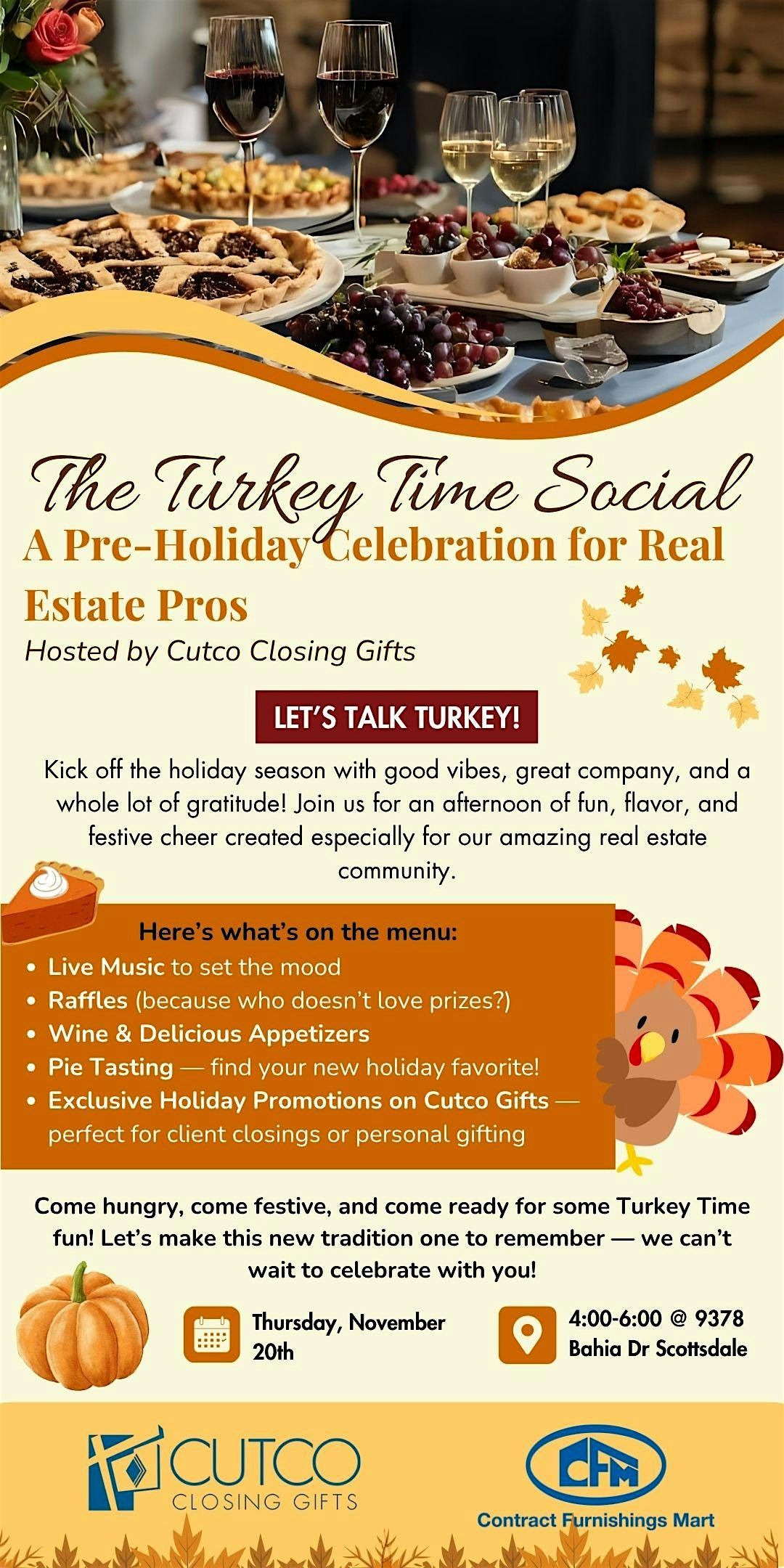 The Turkey Time Social: A Pre-Holiday Celebration for Real Estate Pros