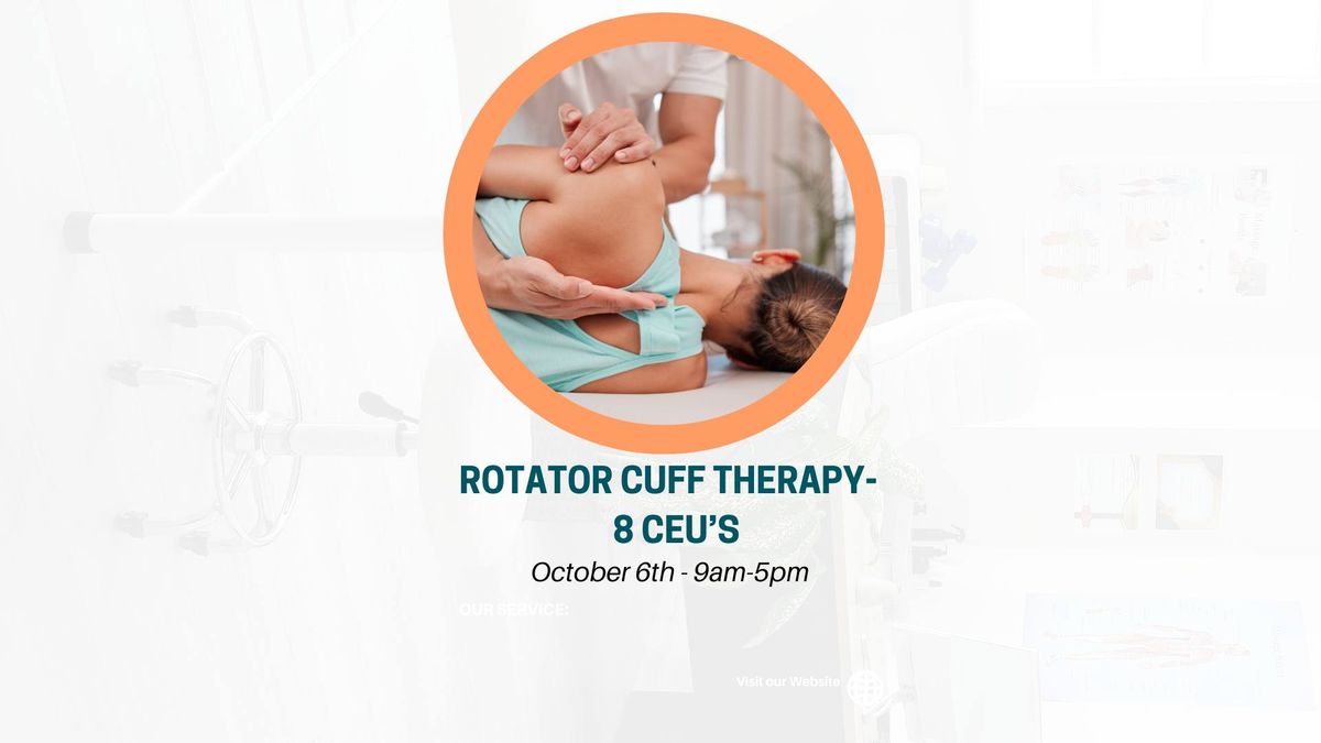 Rotator Cuff Therapy - 8 CEU's