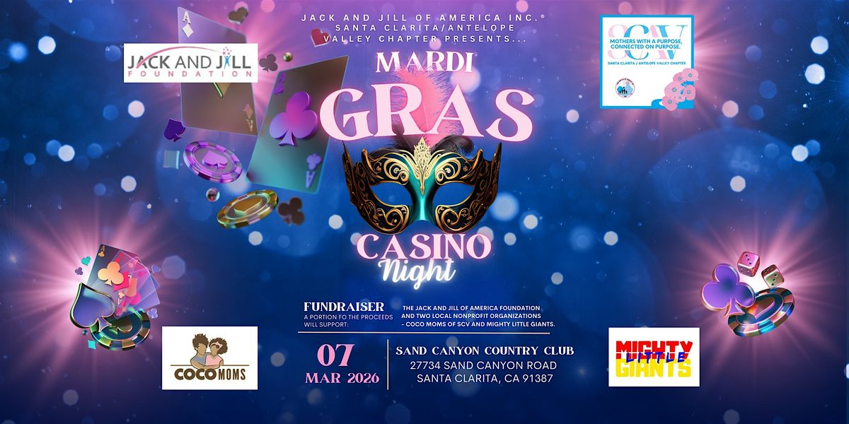 SC\/AV Chapter of Jack and Jill of America Mardi Gras Casino Night