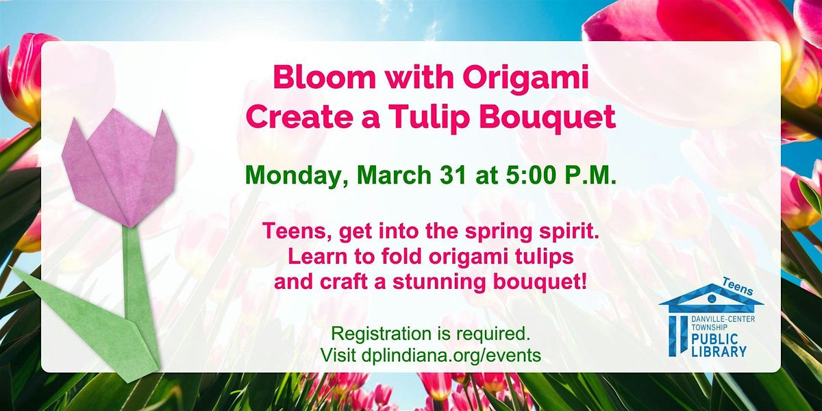 Bloom with Origami: Create a Tulip Boquet