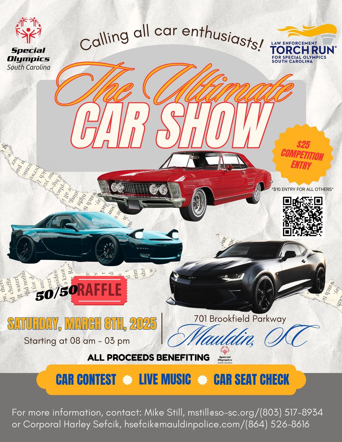 The Ultimate Car Show hosted by the Mauldin Police Department