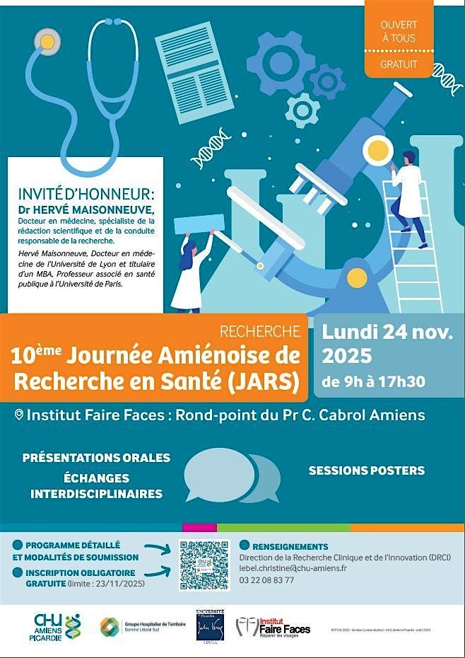 Journ\u00e9e Ami\u00e9noise de Recherche en Sant\u00e9 2025