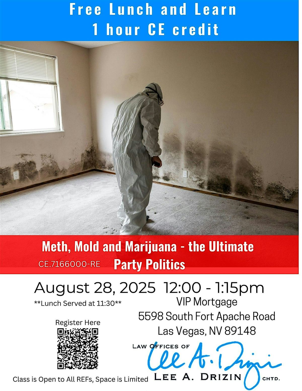 Meth, Mold & Marijuana- the Ultimate Party Politics