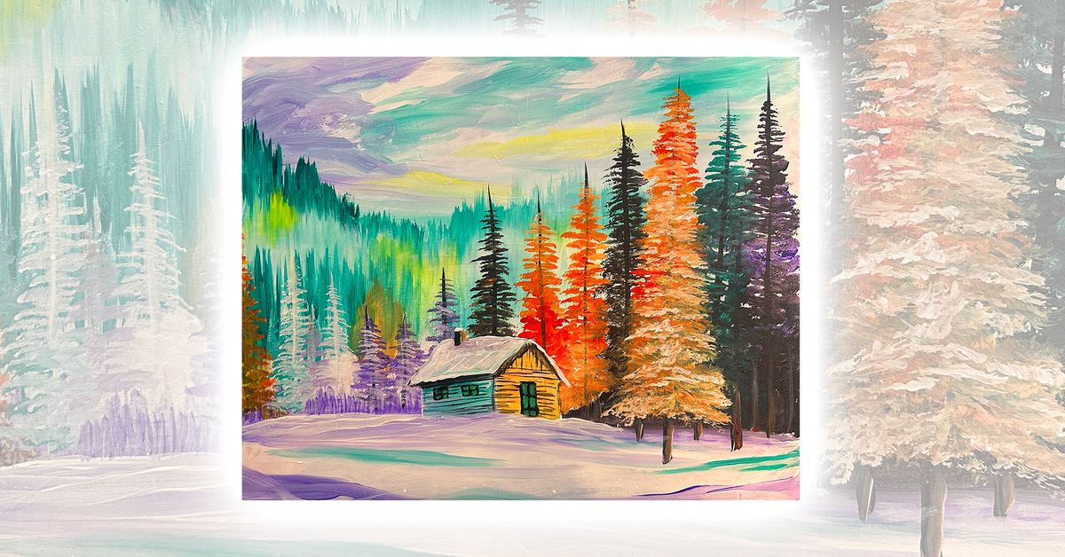 Paint Night Fundraiser | Little Cabin In The Woods