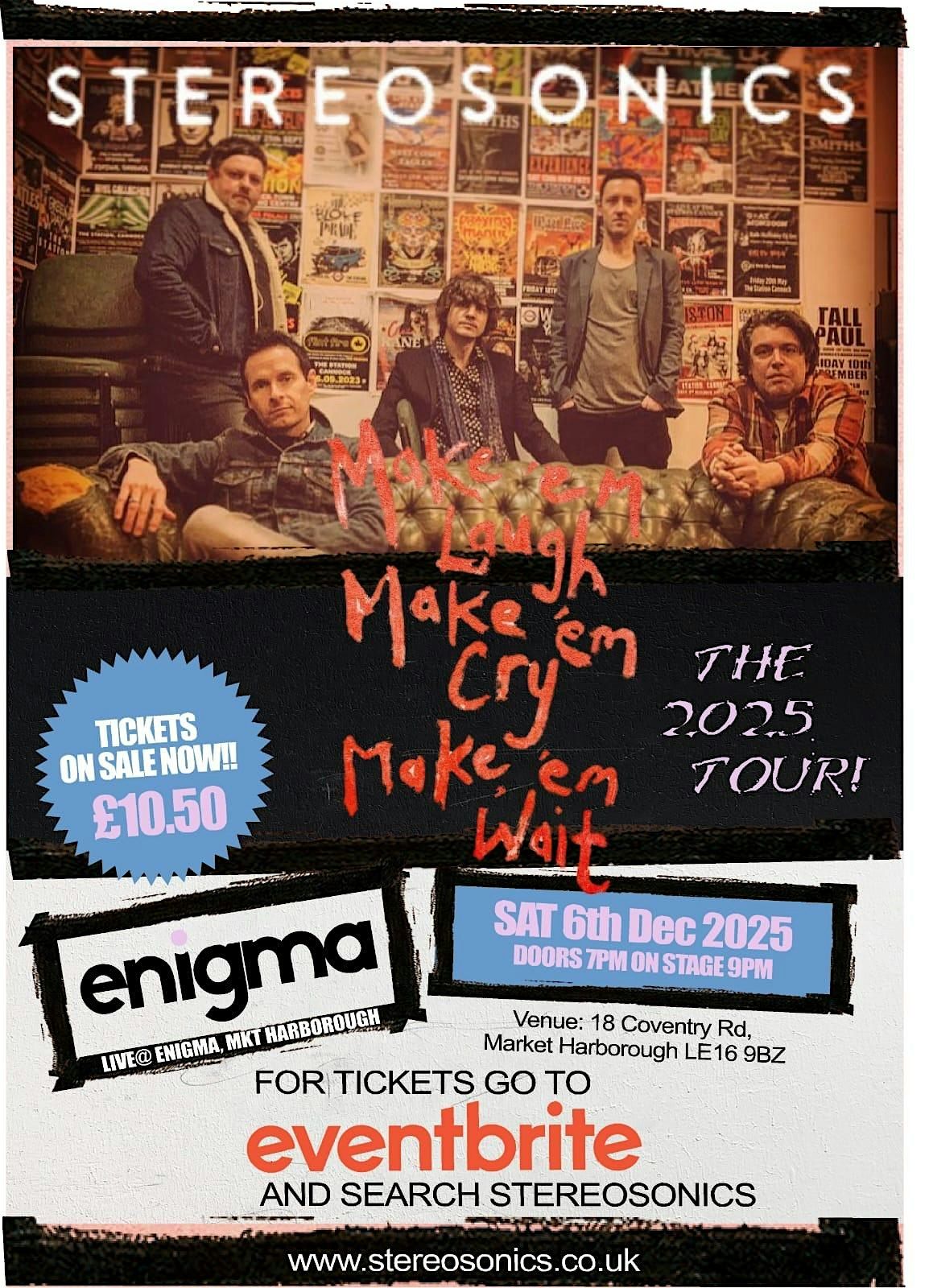 Stereosonics Live At Enigma, Market Harborough